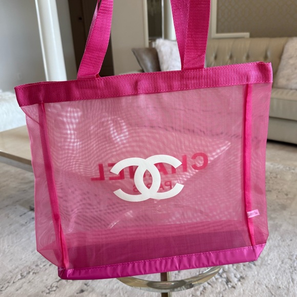 NWT Chanel Paris Pink Tote Bag - Picture 3 of 4
